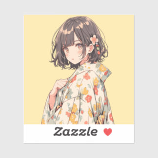 Light yellow | 東京娘 GenerartiveAI シール Aufkleber