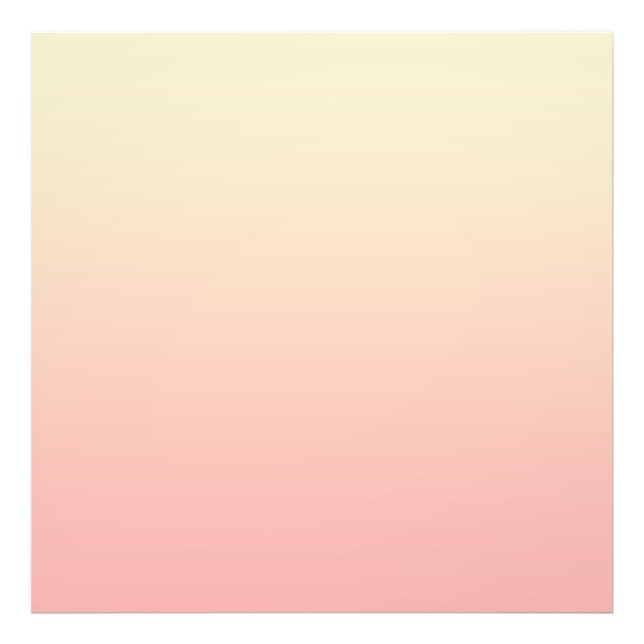 Light Yellow and Pink Gradient Fotodruck (Vorne)