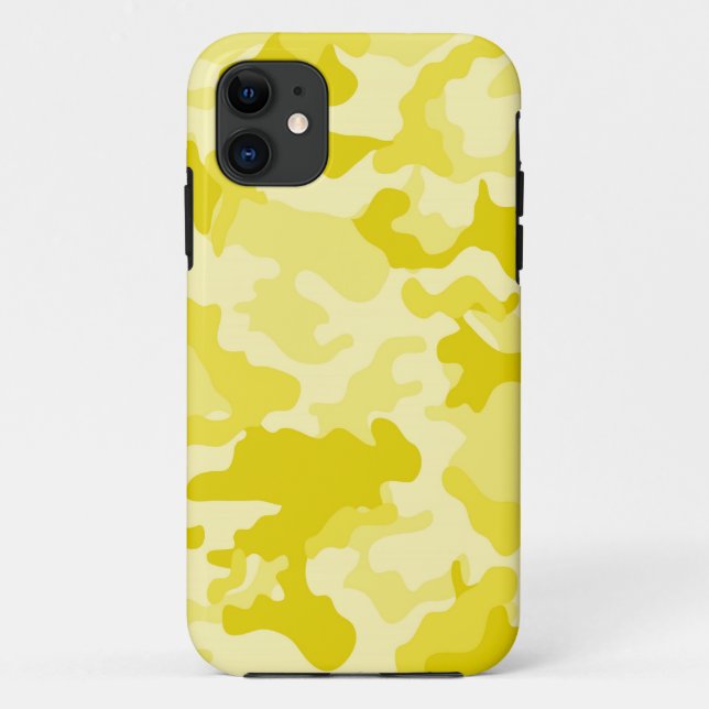 Light Yellow Camo iPad 5 Case (Rückseite)