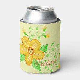 Light Yellow Designer Wedding Drink Holder Dosenkühler