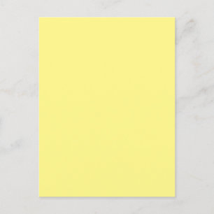 Light Yellow #FFF888, Marzipan Feiertagspostkarte