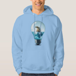 Lightbulb Iceberg - Polar Bear in a Lightbulb Hoodie