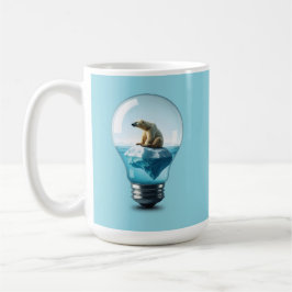 Lightbulb Iceberg - Polar Bear in a Lightbulb Kaffeetasse