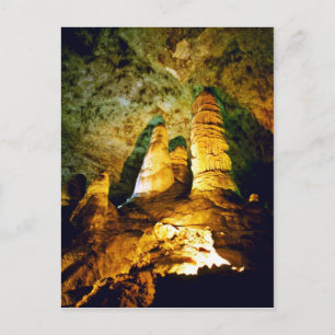 Lighted Interior of Carlsbad Caverns National Park Postkarte