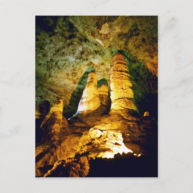 Lighted Interior of Carlsbad Caverns National Park Postkarte (Vorderseite)