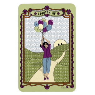 Lighten Up_A_4x6 Kühlschrank Magnet