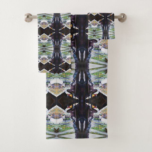 Lighter Side of Lavender Street, Singapur Badhandtuch Set (Insitu)