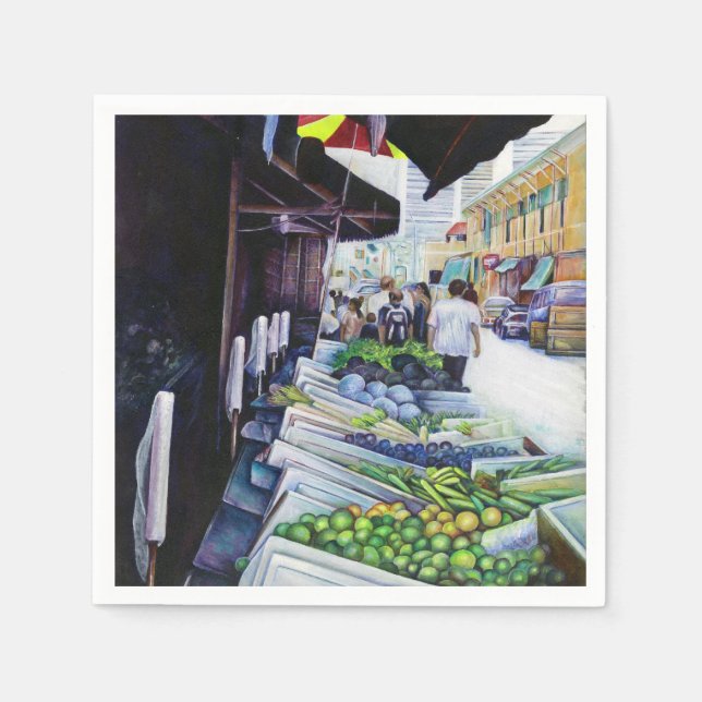 Lighter Side of Lavender Street, Singapur Serviette (Vorderseite)