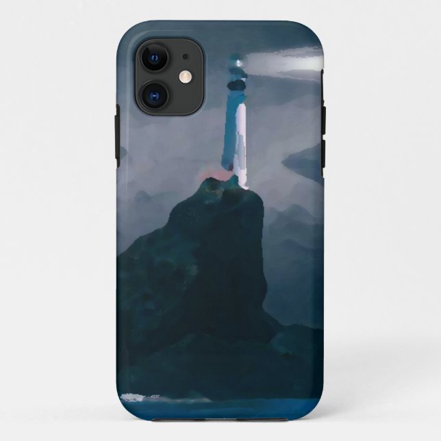 Lighthouse blue iphone Case-Mate iPhone hülle (Rückseite)