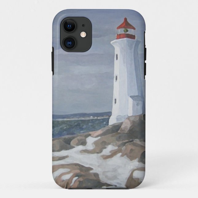 Lighthouse blue iphone Case-Mate iPhone hülle (Rückseite)
