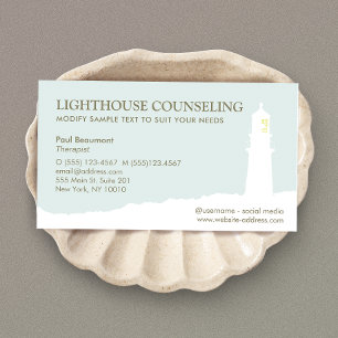 Lighthouse Business Card Visitenkarte