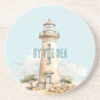 Lighthouse By the sea Getränkeuntersetzer