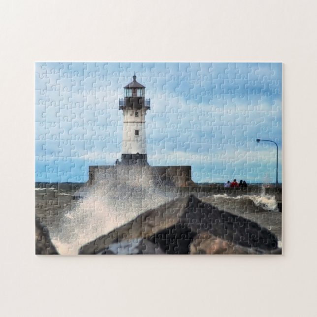 Lighthouse Duluth Minnesota Puzzle (Horizontal)