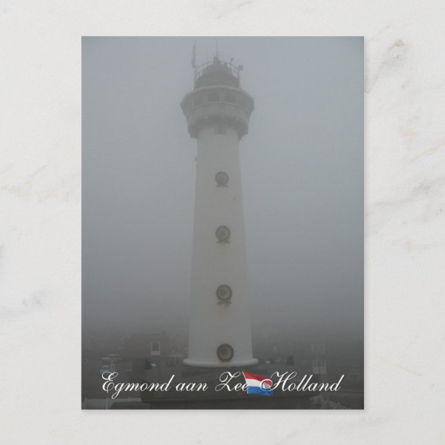 Lighthouse Egmond aan Zee Holland Postcard Postkarte (Vorderseite)