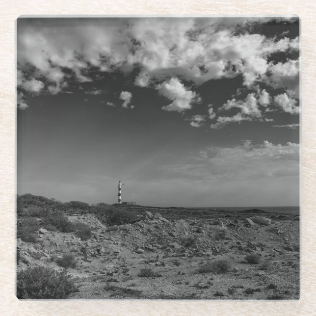 Lighthouse Faro Glasuntersetzer (Vorderseite)