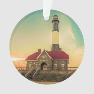 Lighthouse Fire Island Ornament