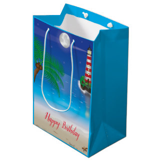 Lighthouse Geschenktasche Mittlere Geschenktüte