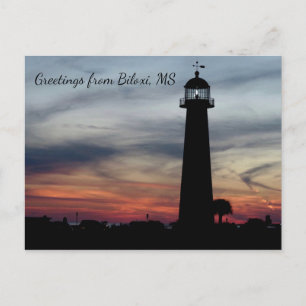 Lighthouse Grußkarte Postkarte