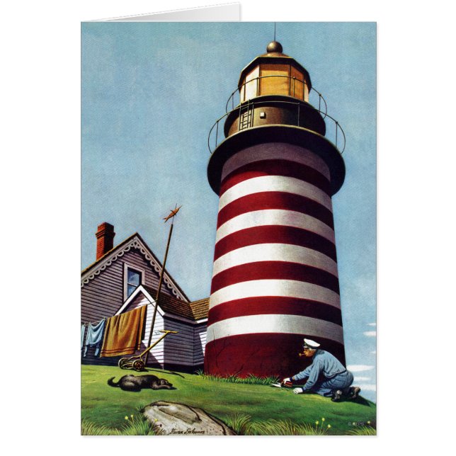 Lighthouse Keeper von Stevan Dohanos (Vorne)