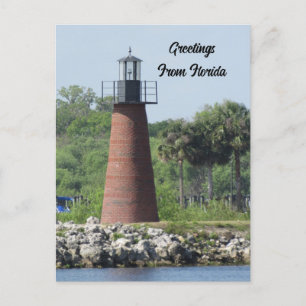 Lighthouse Lake Tohopekaliga Florida Postkarte