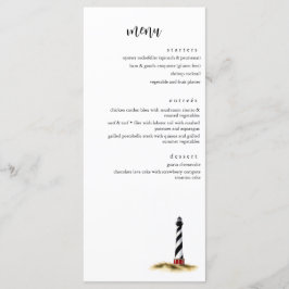 Lighthouse Menu Menükarte