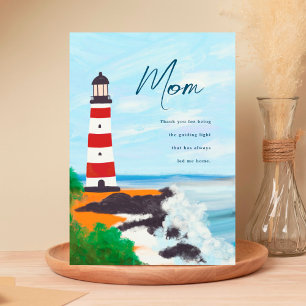 Lighthouse Muttertag Personalisierter Gruß Karte