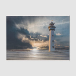 Lighthouse Ocean Morning Decoupage Tissue Paper Seidenpapier
