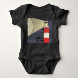 LIGHTHOUSE personalisieren. Baby Strampler