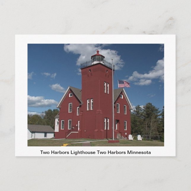 Lighthouse Post Card Postkarte (Vorderseite)