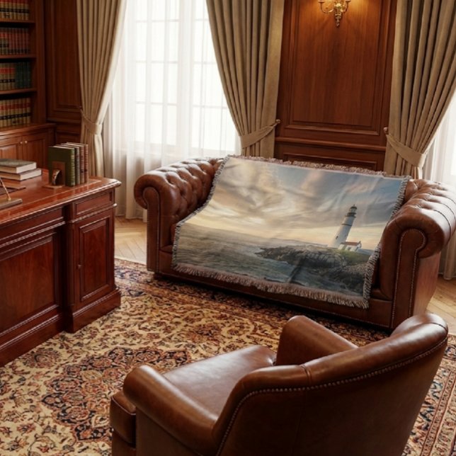 Lighthouse Professional Executive Throw Blanket Decke (Von Creator hochgeladen)