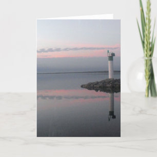 Lighthouse Reflections Greeting Card Karte