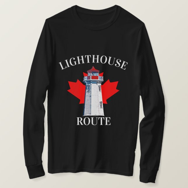 Lighthouse Route Peggy's cove Nova Scotia Shirt (Design vorne)