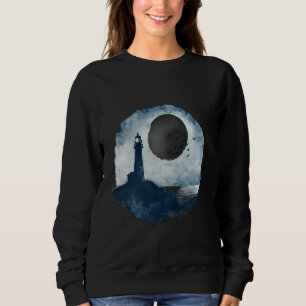 Lighthouse Sailing Sea Beach Bootshaus Sweatshirt