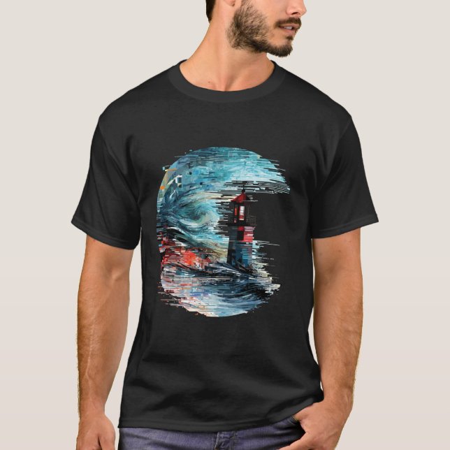 Lighthouse Sea World Ocean Beauty Discovery T-Shirt (Vorderseite)