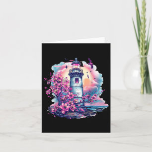 Lighthouse Seaside House Sailing Sea Beach Boating Karte