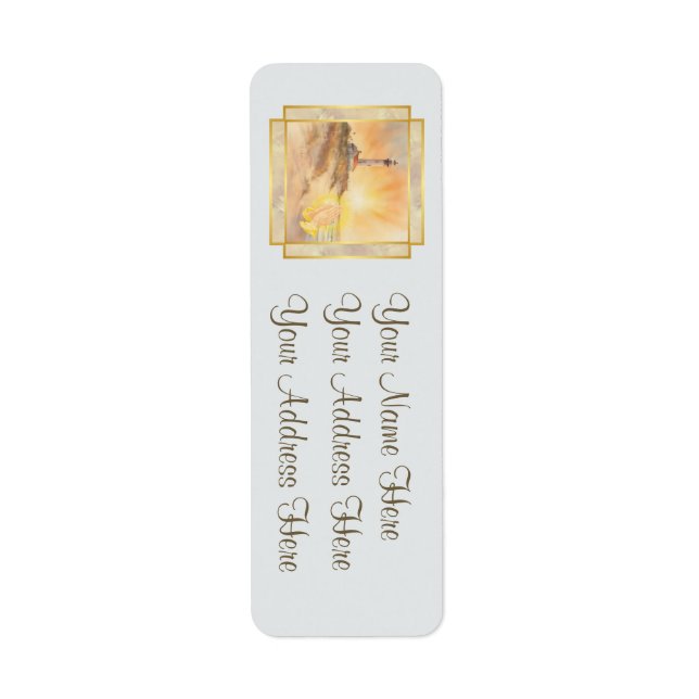 Lighthouse Sympathy Thank You Matching (Vorne)