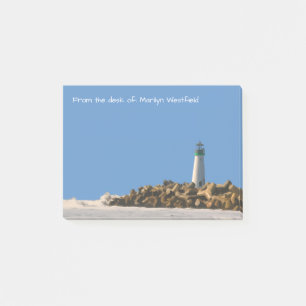 Lighthouse Theme Coastal Sticky Notepad Post-it Klebezettel