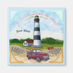 Lighthouse Truck Choice Magnet
