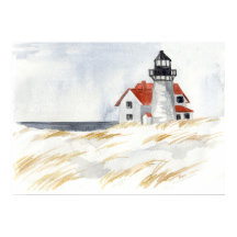 Lighthouse Winter Snow Race Point Provinz