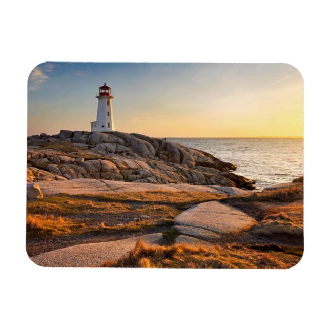 Lighthousen Peggy’s Cove Nova Scotia Magnet (Horizontal)