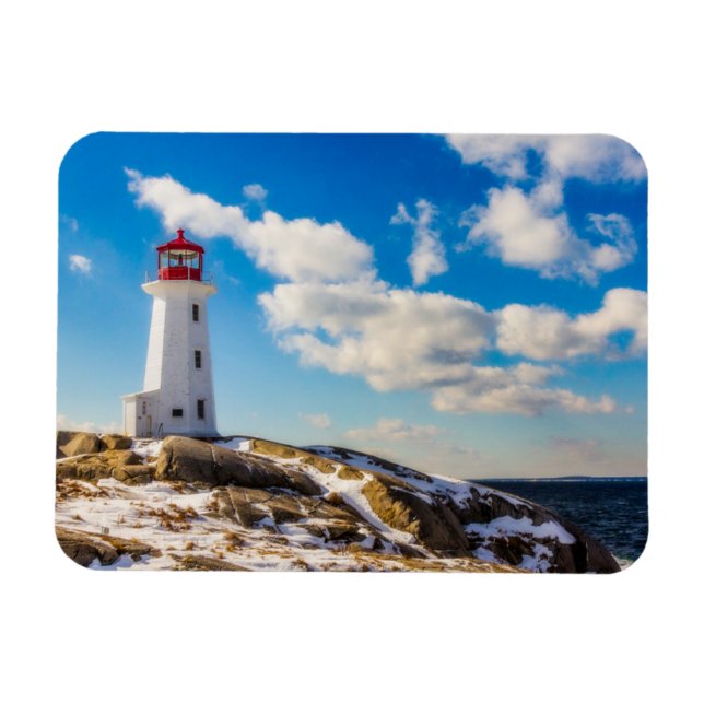 Lighthousen Peggy’s Cove Nova Scotia Magnet (Horizontal)