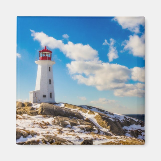 Lighthousen Peggy’s Cove Nova Scotia Magnet (Vorne)