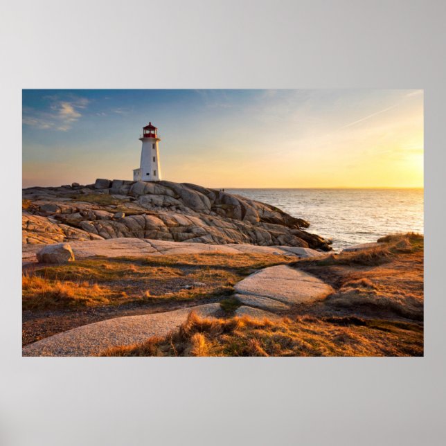 Lighthousen Peggy’s Cove Nova Scotia Poster (Vorne)
