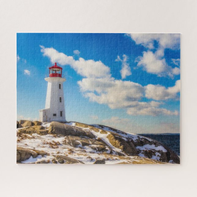 Lighthousen Peggy’s Cove Nova Scotia Puzzle (Horizontal)