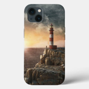 Lighthousen Red & White Lighthouse Case-Mate iPhone Hülle