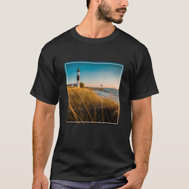 Lighthouses | Big Sable Lighthouse Ludington, MI T-Shirt (Vorderseite)