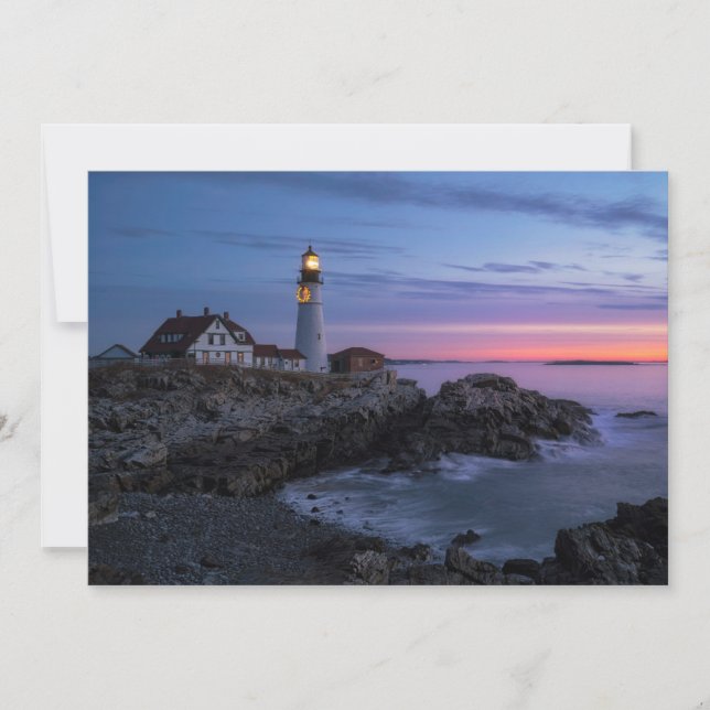 Lighthouses | Cape Elizabeth Maine Lighthouse Dankeskarte (Vorderseite)