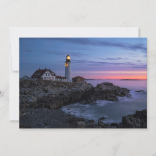 Lighthouses   Cape Elizabeth Maine Lighthouse Dankeskarte