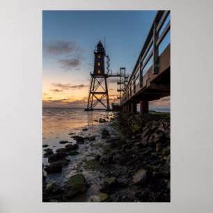Lighthouses   Eversand-Oberfeue Germany Poster