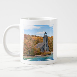 Lighthouses Grand Island East Channel Light Jumbo-Tasse